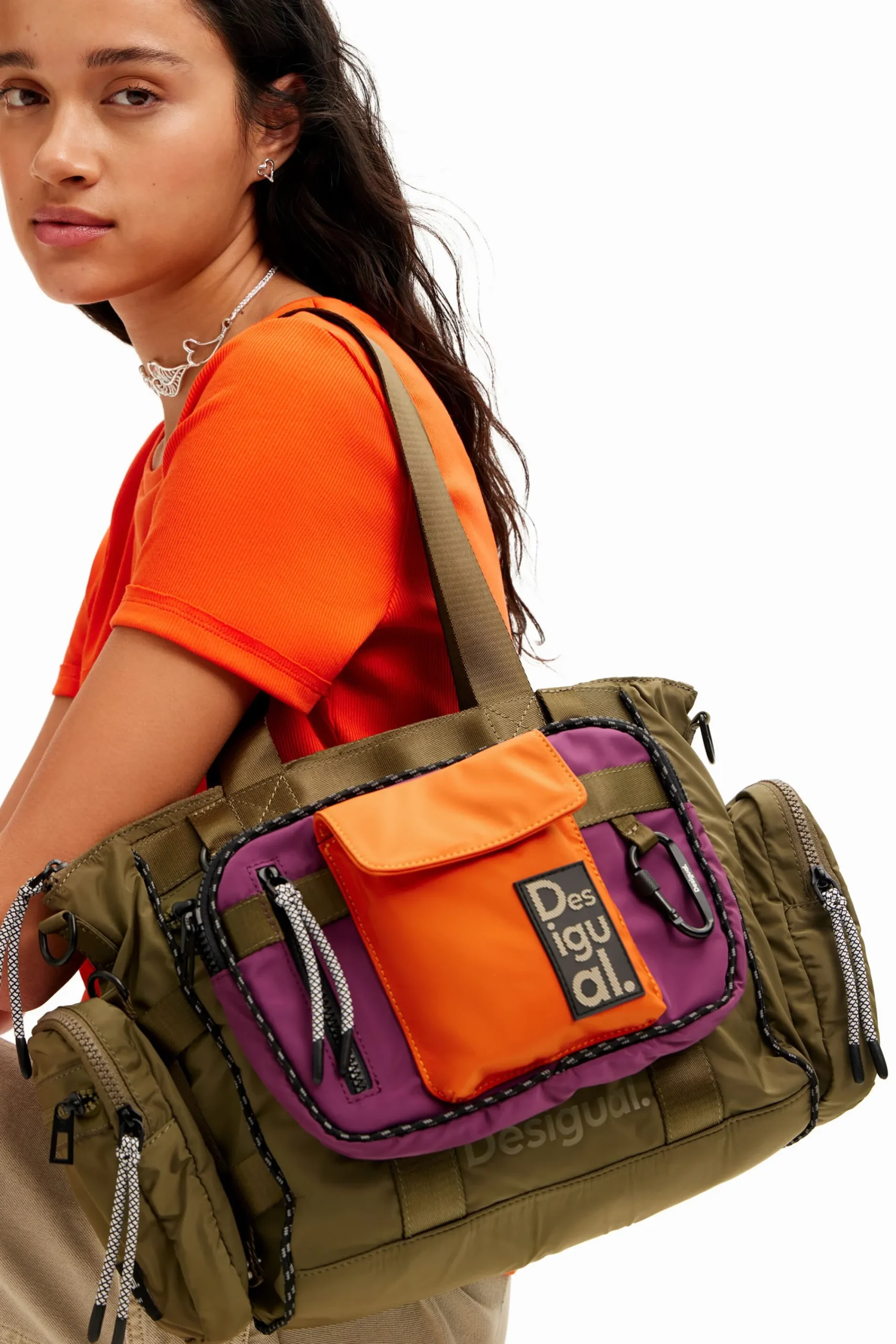 Malas|Malas De Mão<Desigual Mala Voyager bowling M multiposição