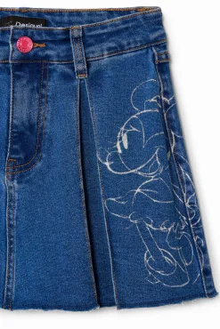 Saias E Calças<Desigual Minissaia jeans Minnie