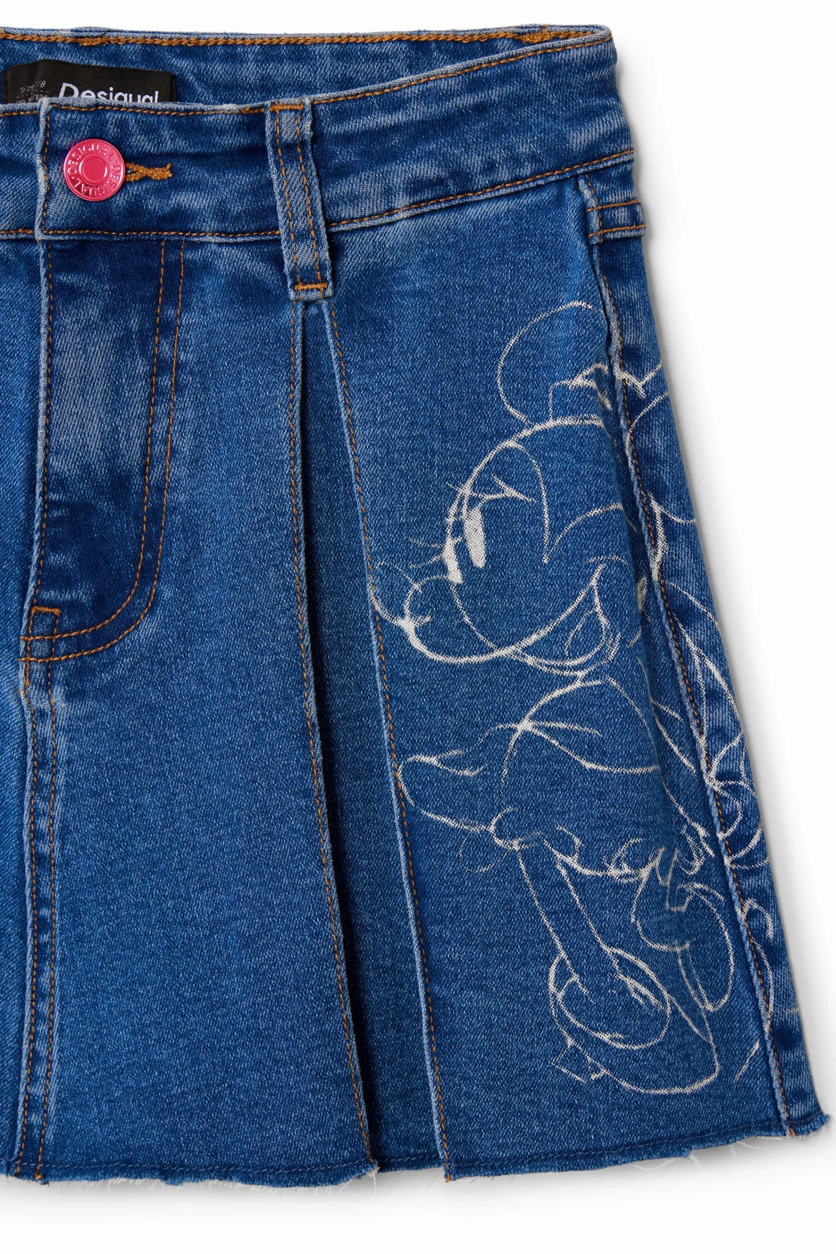 Saias E Calças<Desigual Minissaia jeans Minnie