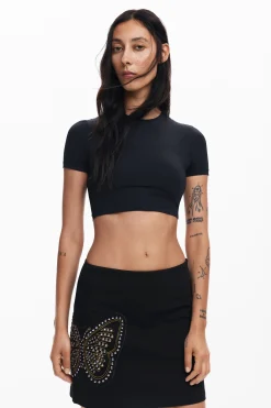 Saias E Shorts<Desigual Minissaia slim borboleta
