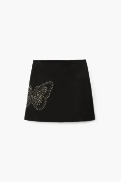 Saias E Shorts<Desigual Minissaia slim borboleta