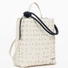 Mochilas|Mochilas<Desigual Mochila efeito pele círculos