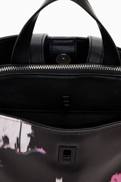 Mochilas|Mochilas<Desigual Mochila mini efeito pele