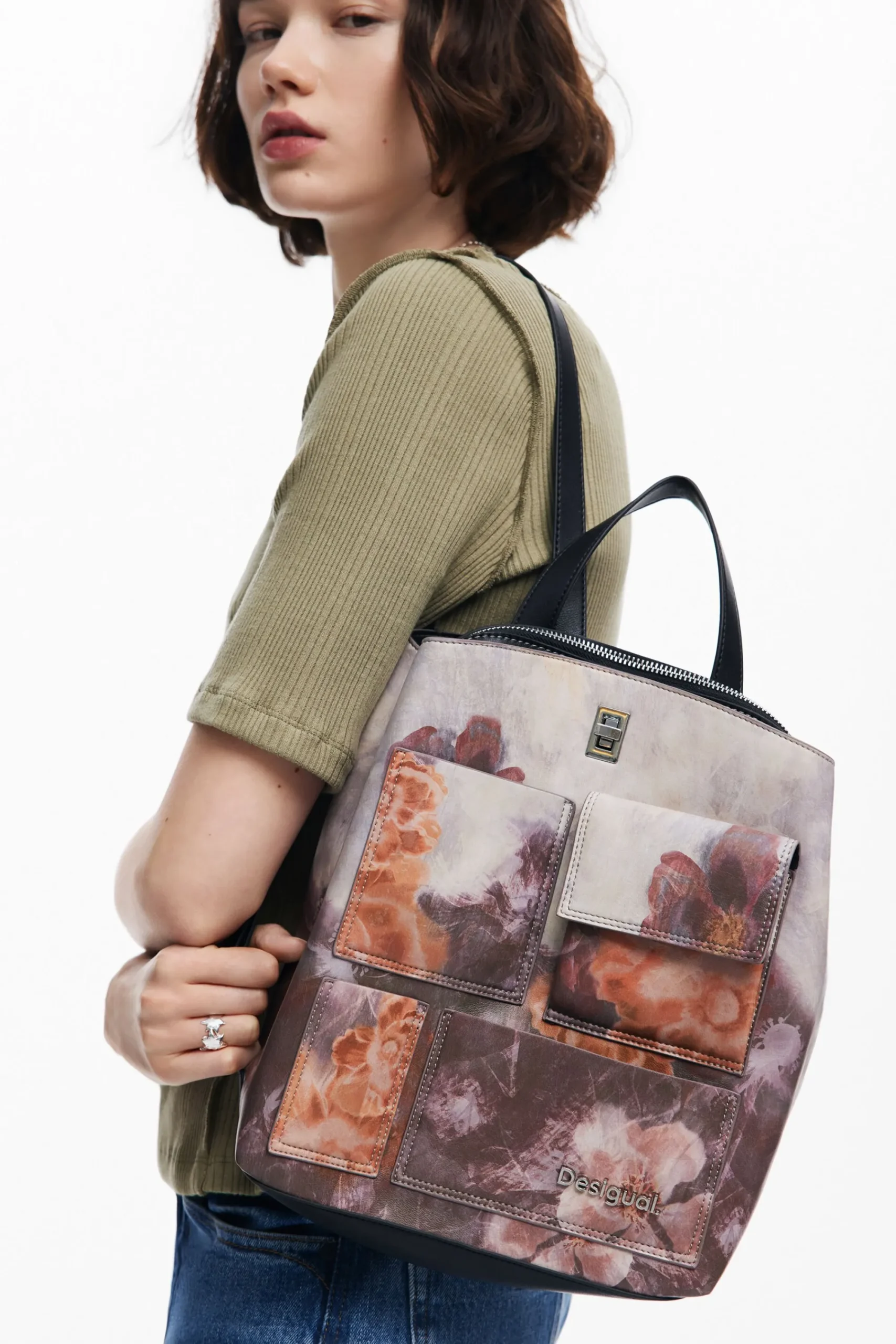 Mochilas|Mochilas<Desigual Mochila S com bolsos