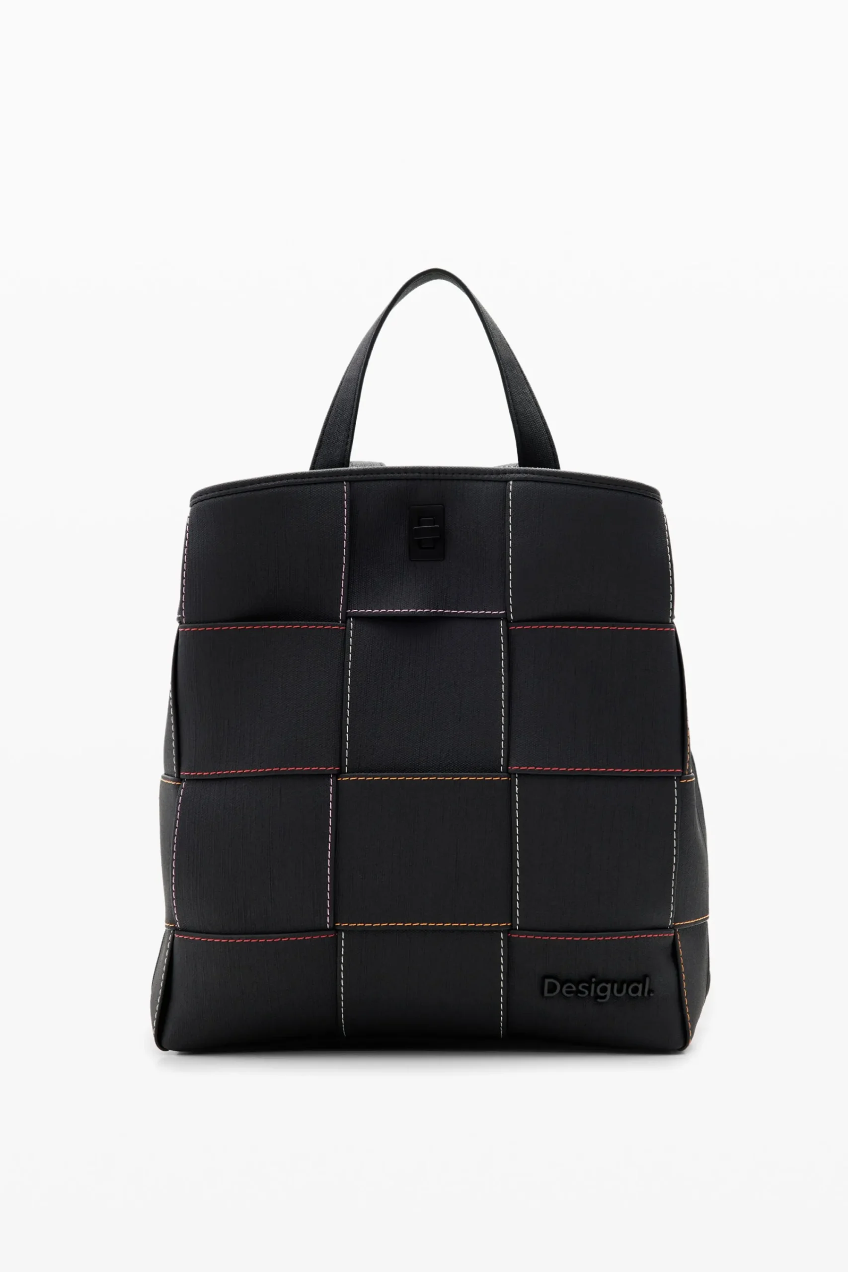 Mochilas|Mochilas<Desigual Mochila S trançada pespontos