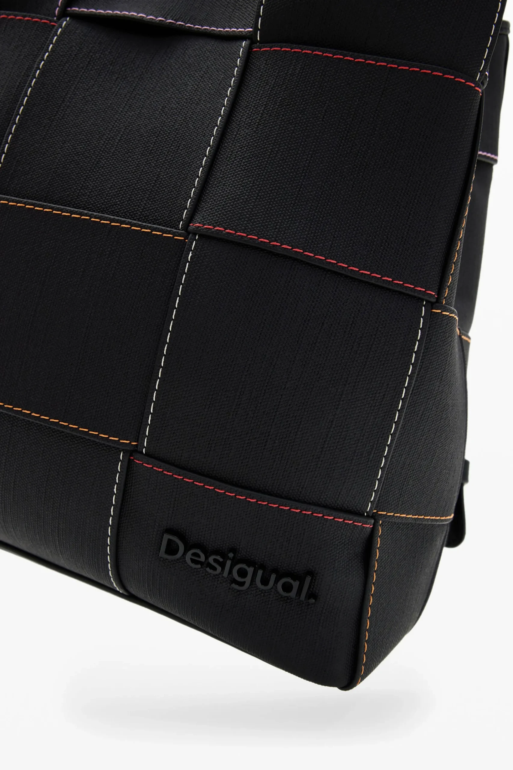 Mochilas|Mochilas<Desigual Mochila S trançada pespontos