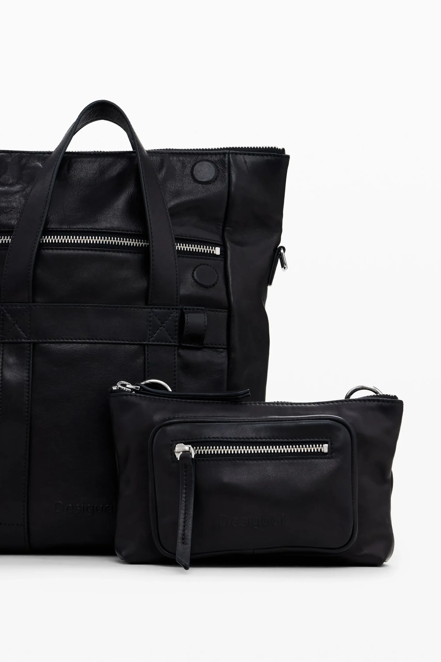 Malas|Bolsas De Couro<Desigual Mochila Voyager M de pele