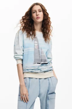 Malhas E Sweatshirts|Moletons<Desigual Moletom American Magic