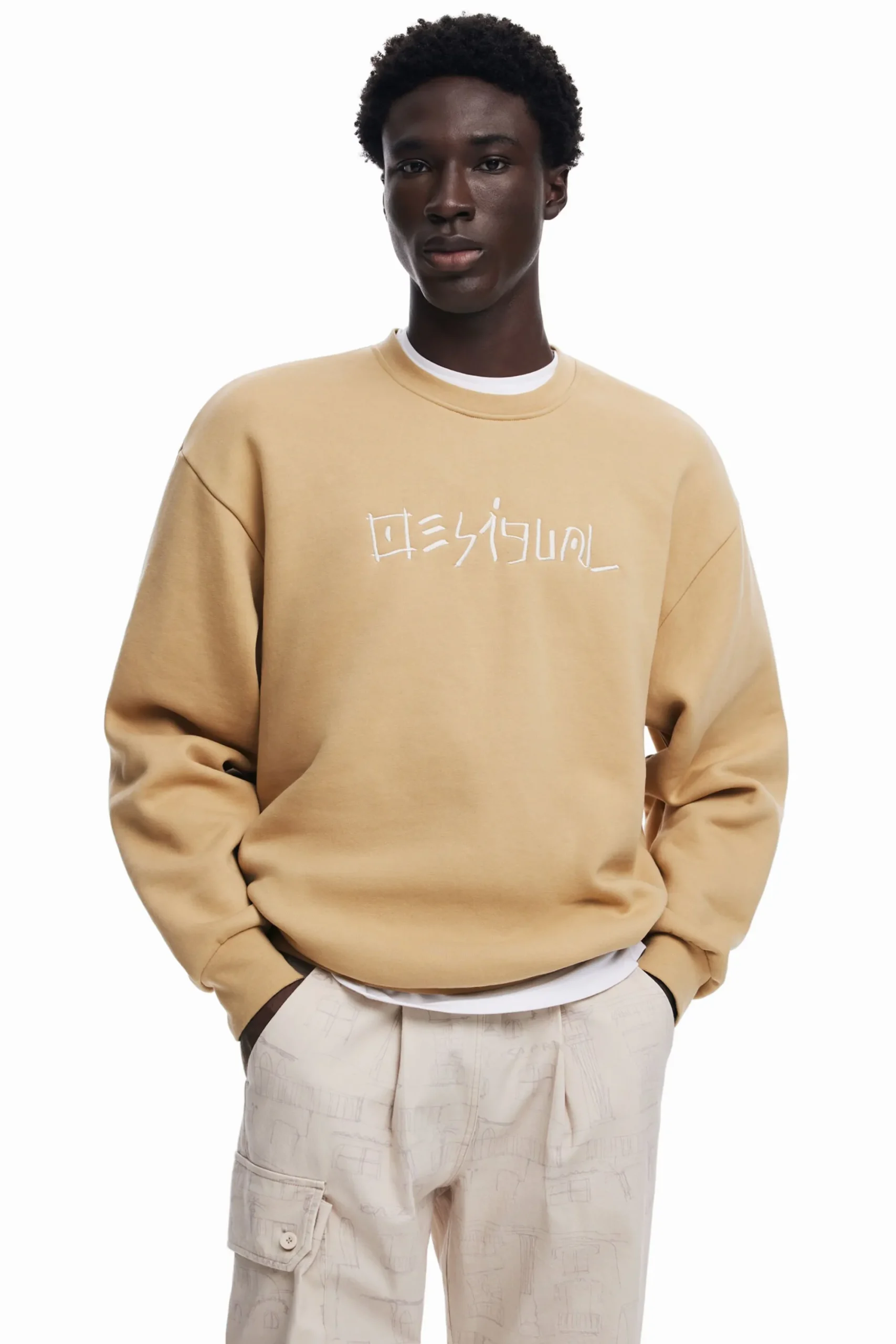 Malhas E Sweatshirts<Desigual Moletom bordado