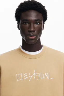 Malhas E Sweatshirts<Desigual Moletom bordado