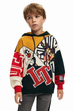 Malhas E Camisolas<Desigual Moletom com capuz Looney Tunes