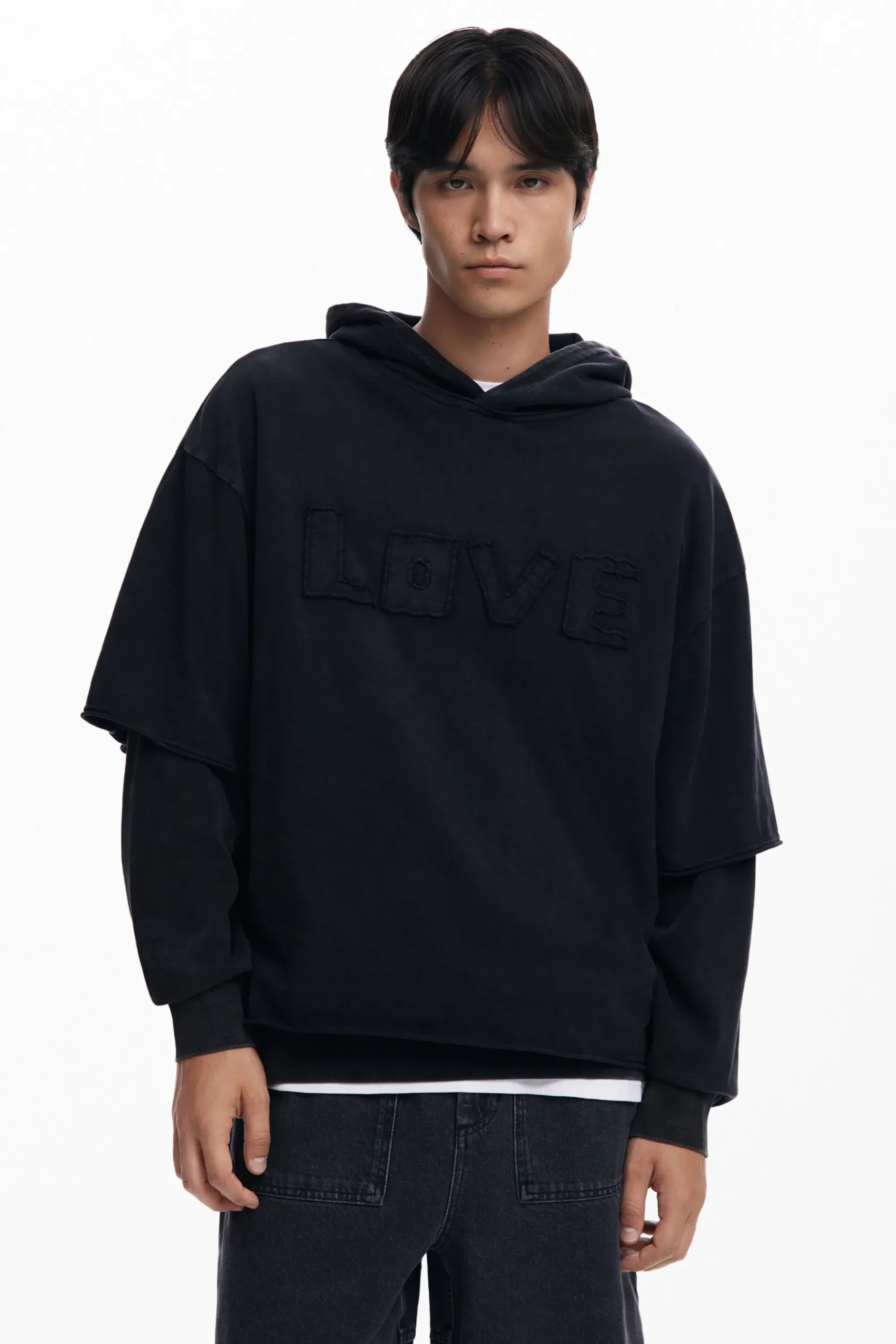 Malhas E Sweatshirts<Desigual Moletom de manga dupla