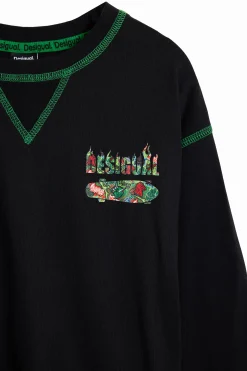 T-shirts E Camisas<Desigual Moletom de skate