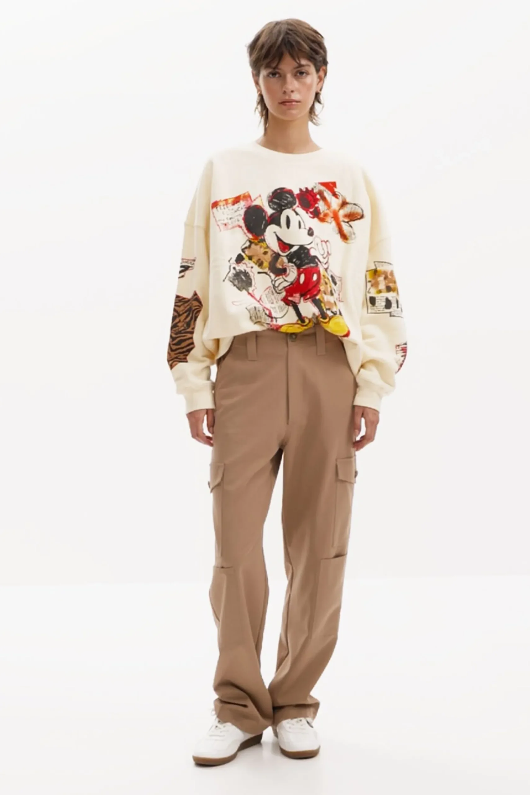 Moletons|Malha<Desigual Moletom do Mickey Mouse