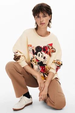 Moletons|Malha<Desigual Moletom do Mickey Mouse