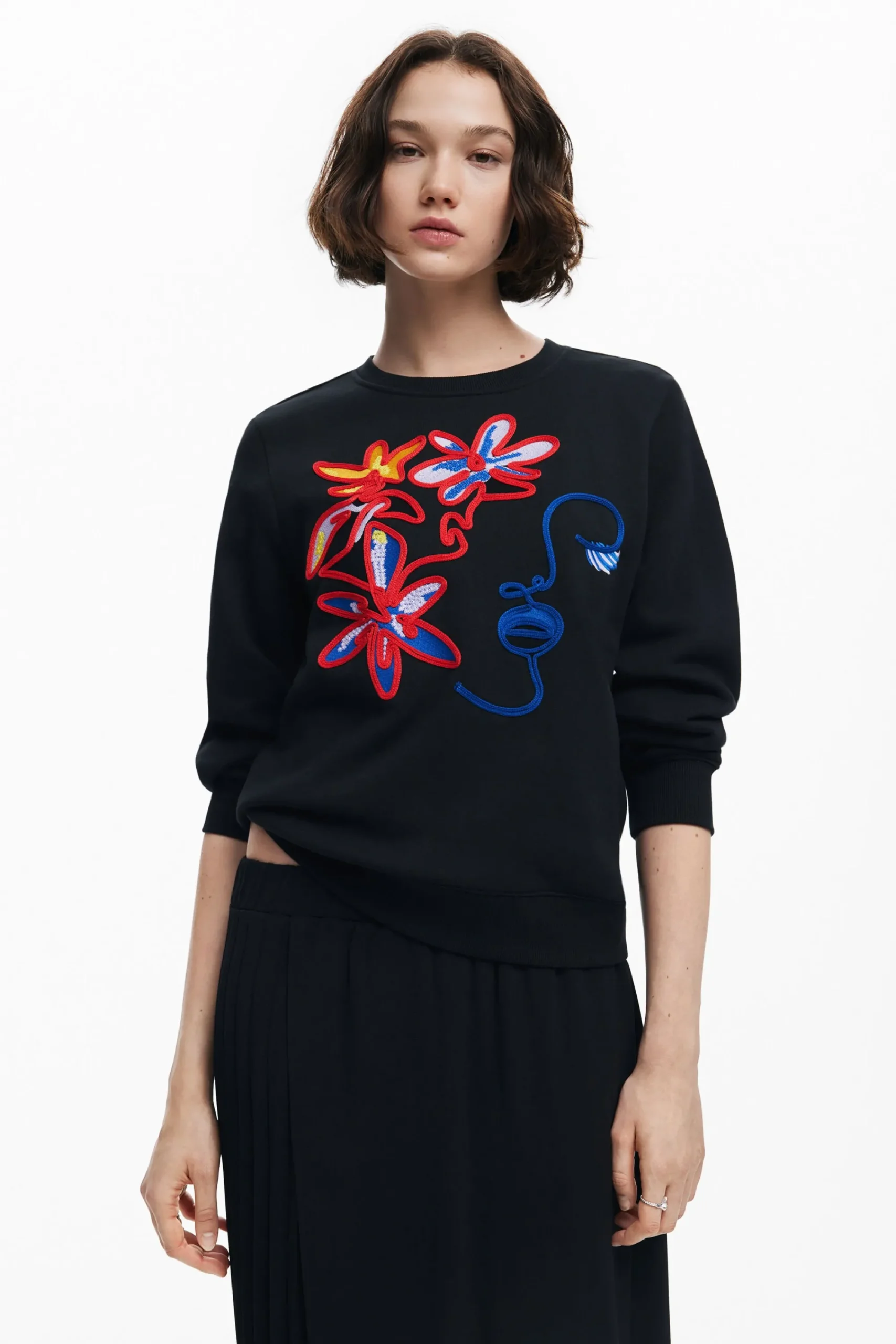 Moletons|Malha<Desigual Moletom estampado arty
