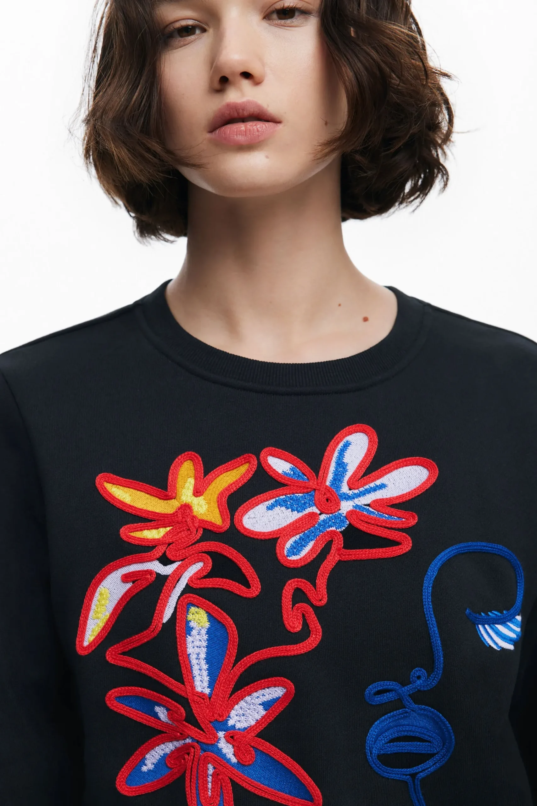 Moletons|Malha<Desigual Moletom estampado arty