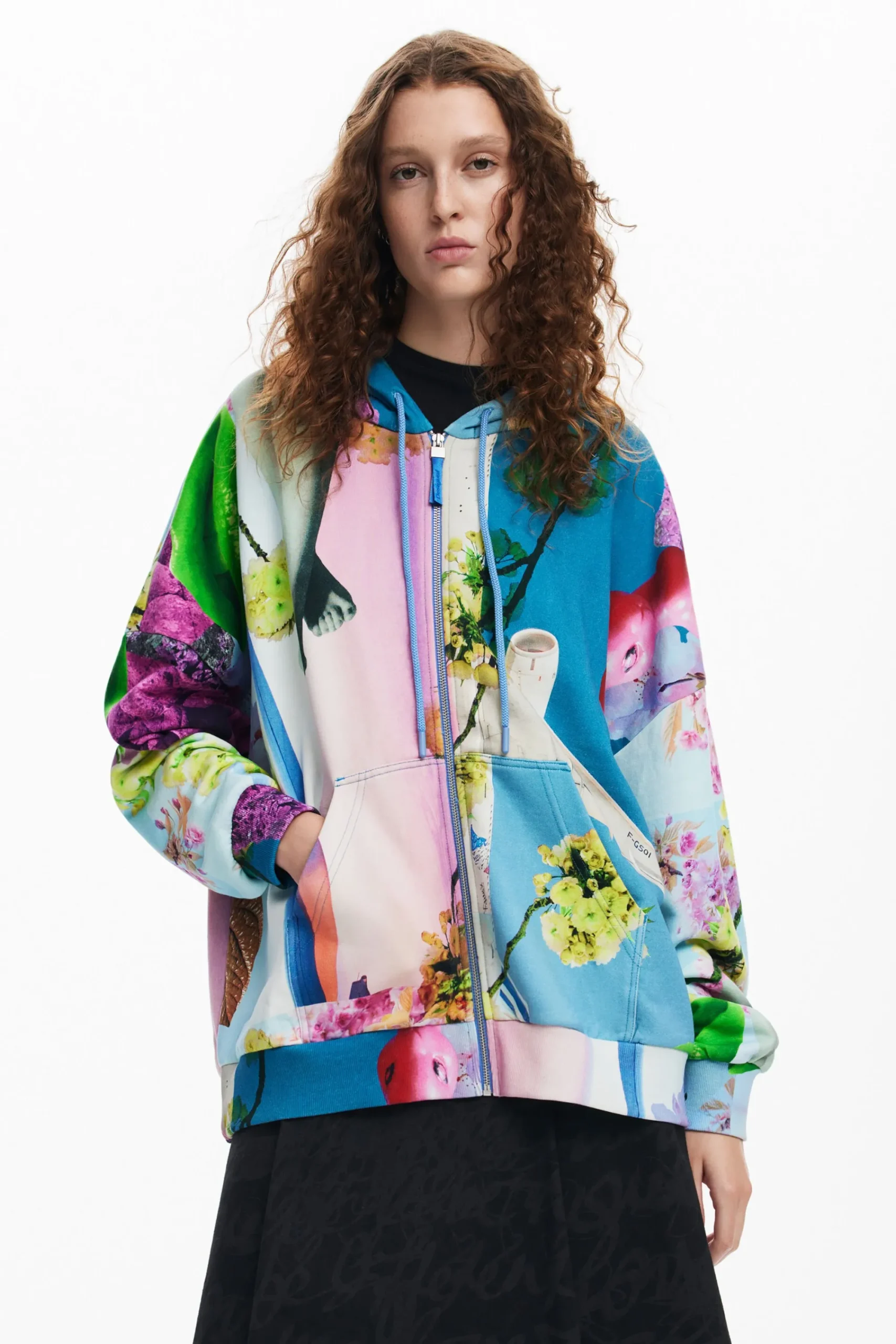 Moletons|Malha<Desigual Moletom estampado M. Christian Lacroix