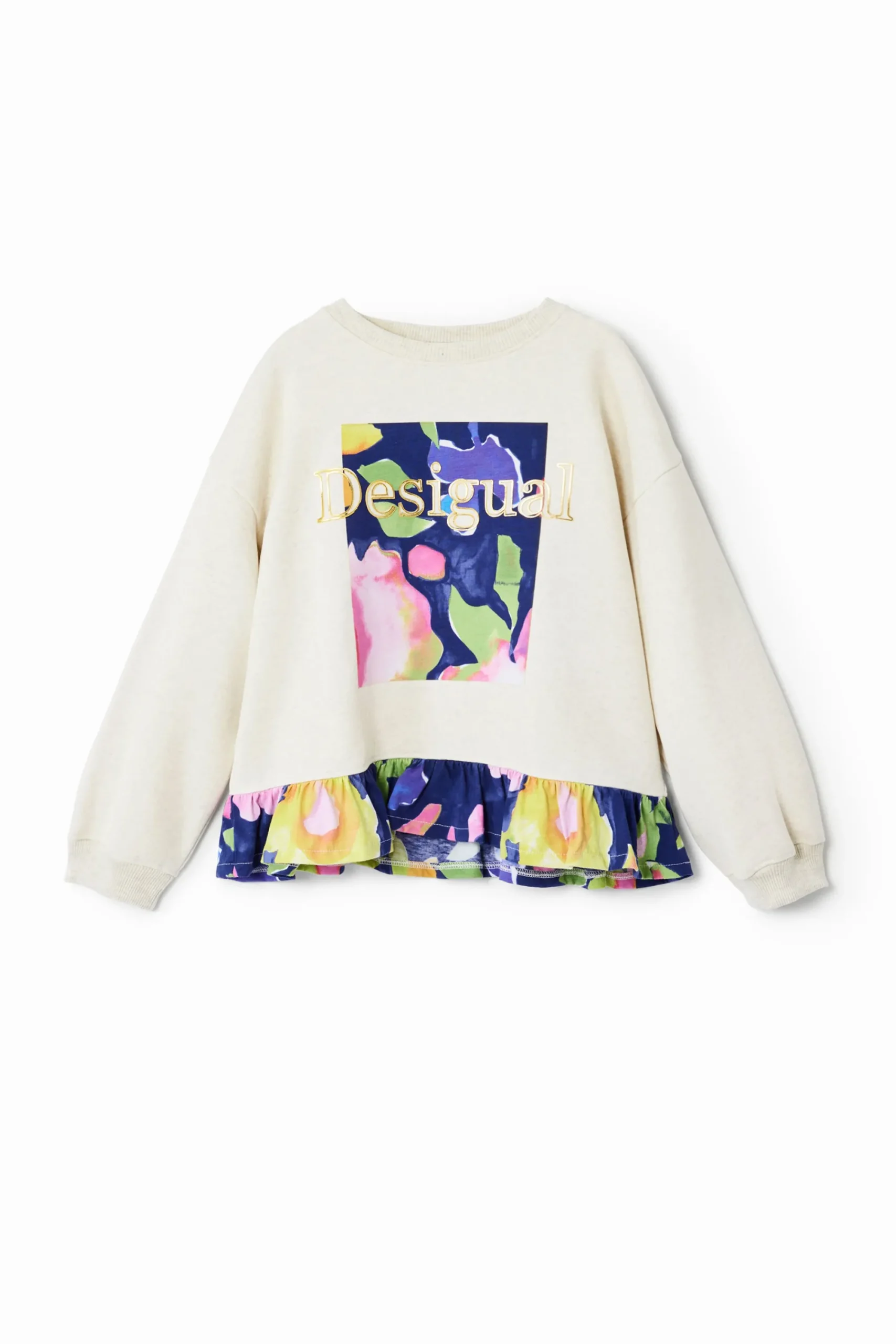 Malhas E Sweatshirts<Desigual Moletom flores