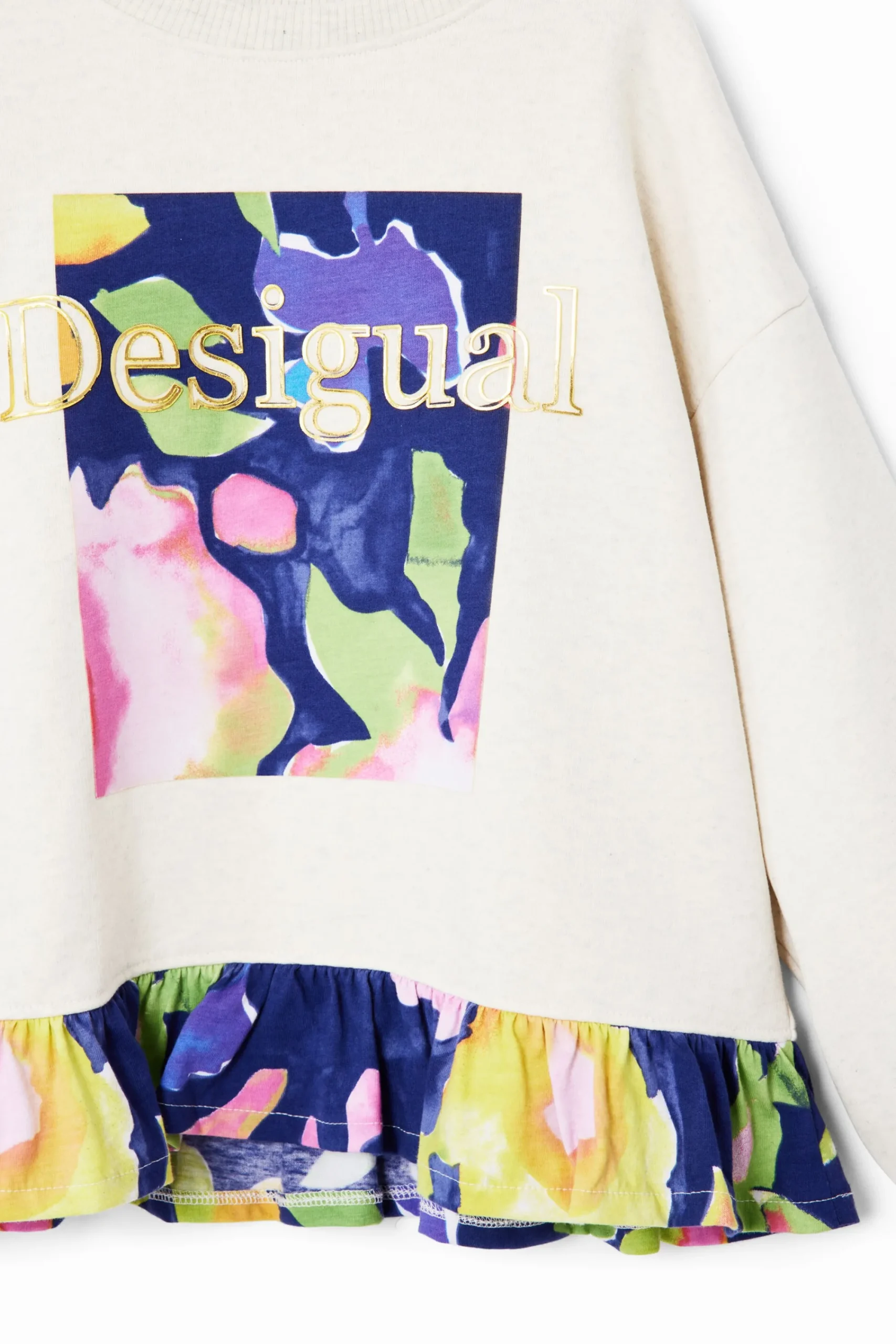 Malhas E Sweatshirts<Desigual Moletom flores