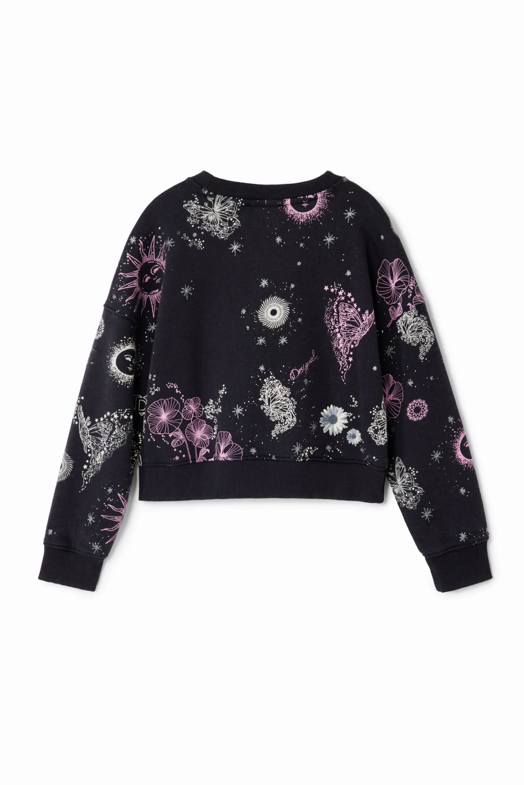 Malhas E Sweatshirts<Desigual Moletom flores universo