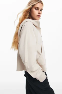Moletons|Malha<Desigual Moletom oversized com capuz
