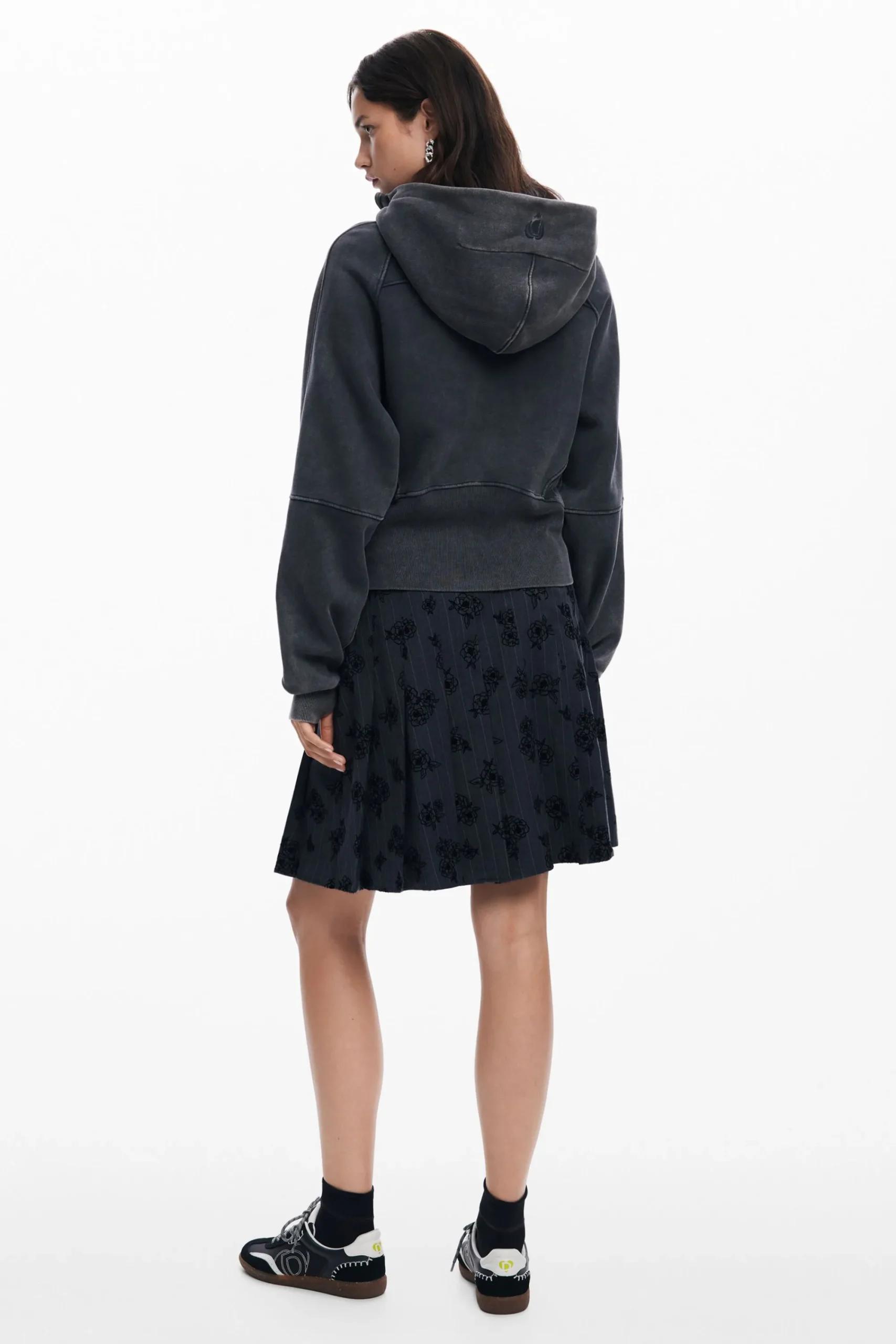 Malha<Desigual Moletom oversized com capuz