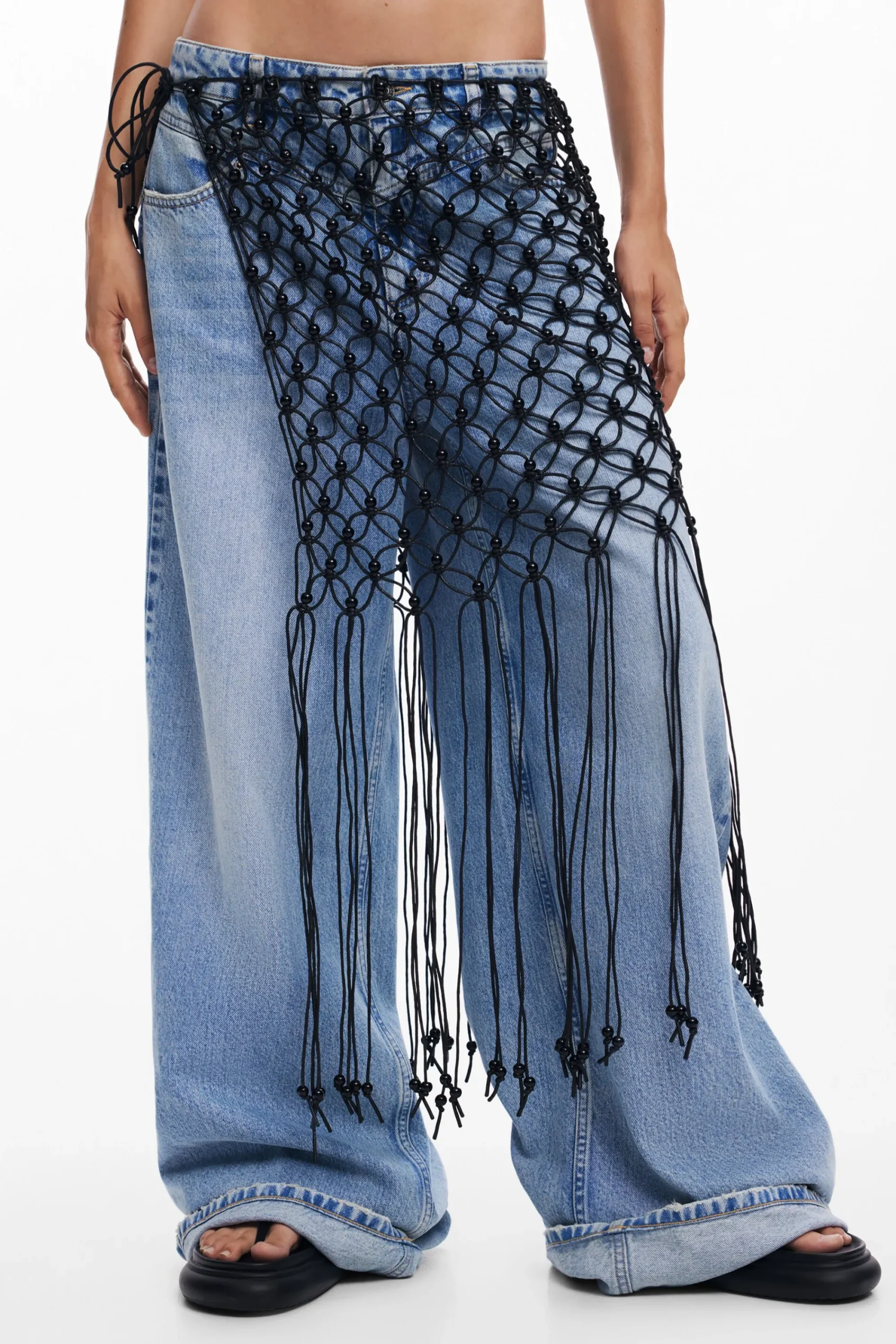 Écharpes E Cachecóis<Desigual Pareo de crochê