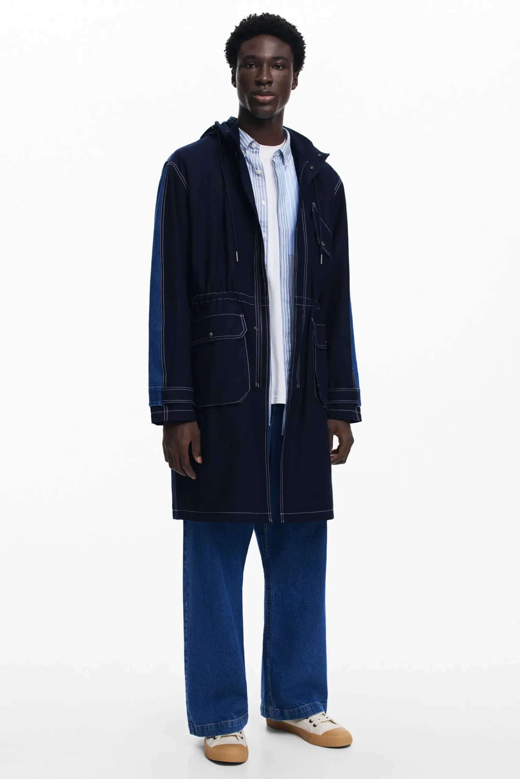 Casacões E Casacos<Desigual Parka de denim