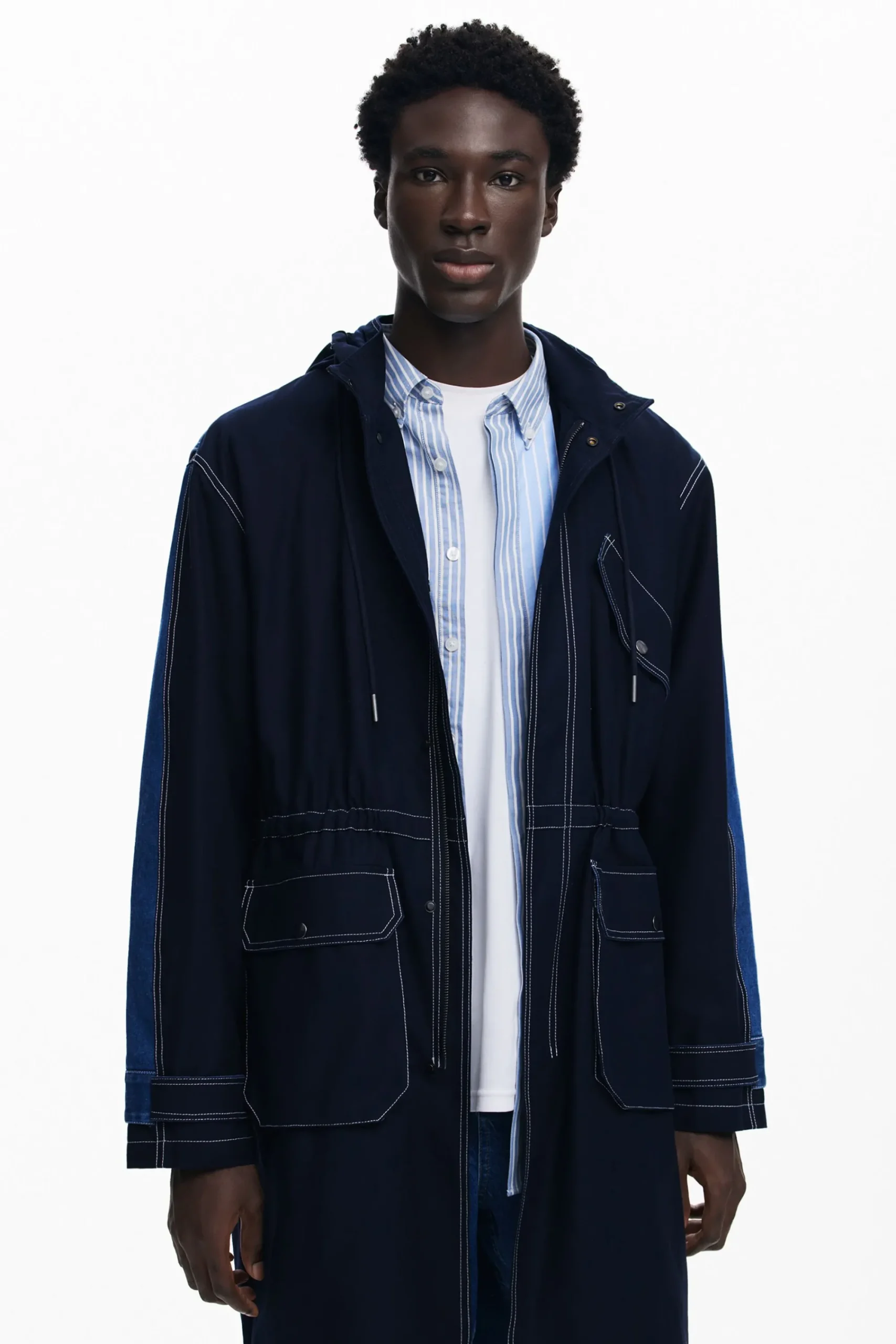 Casacões E Casacos<Desigual Parka de denim