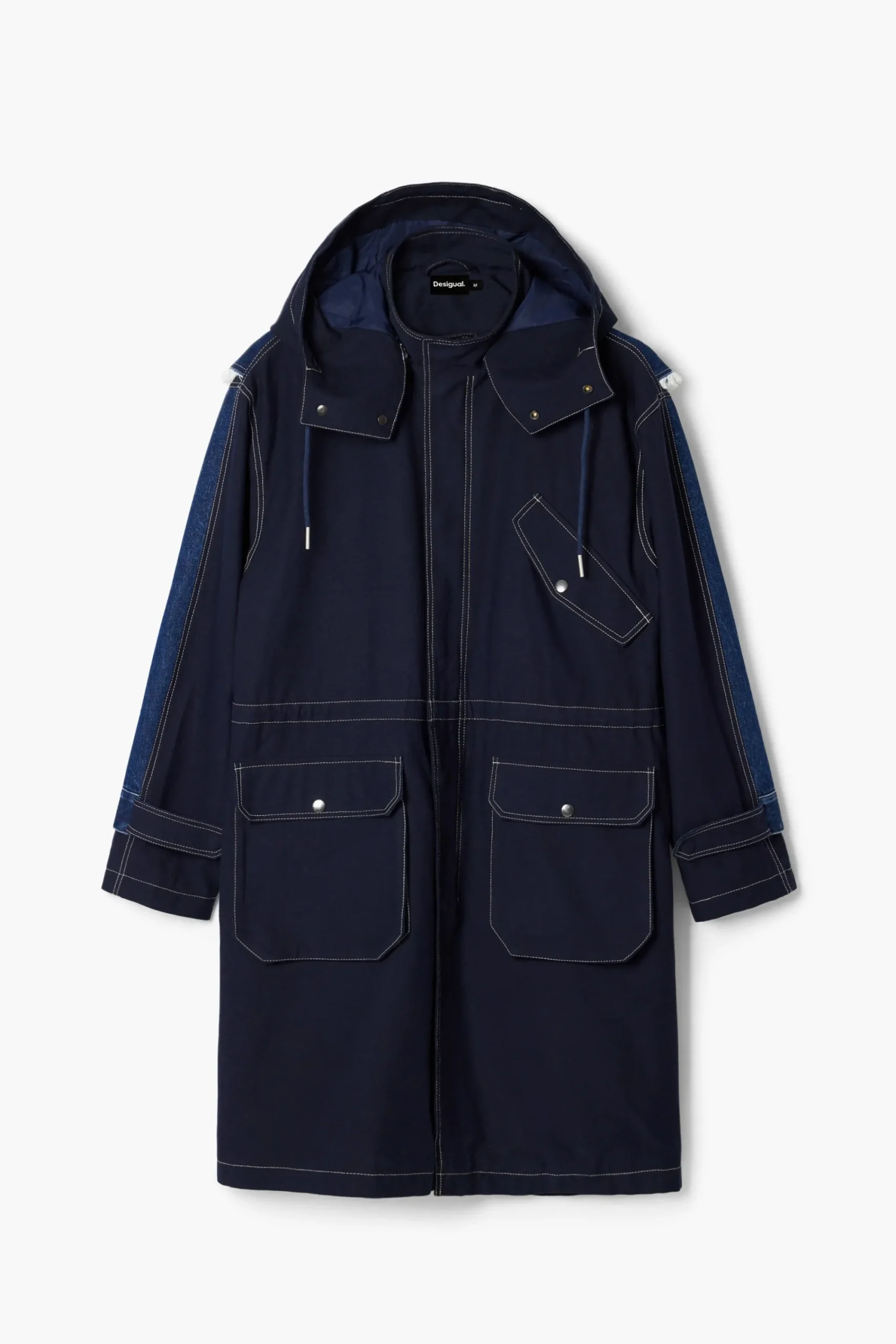 Casacões E Casacos<Desigual Parka de denim