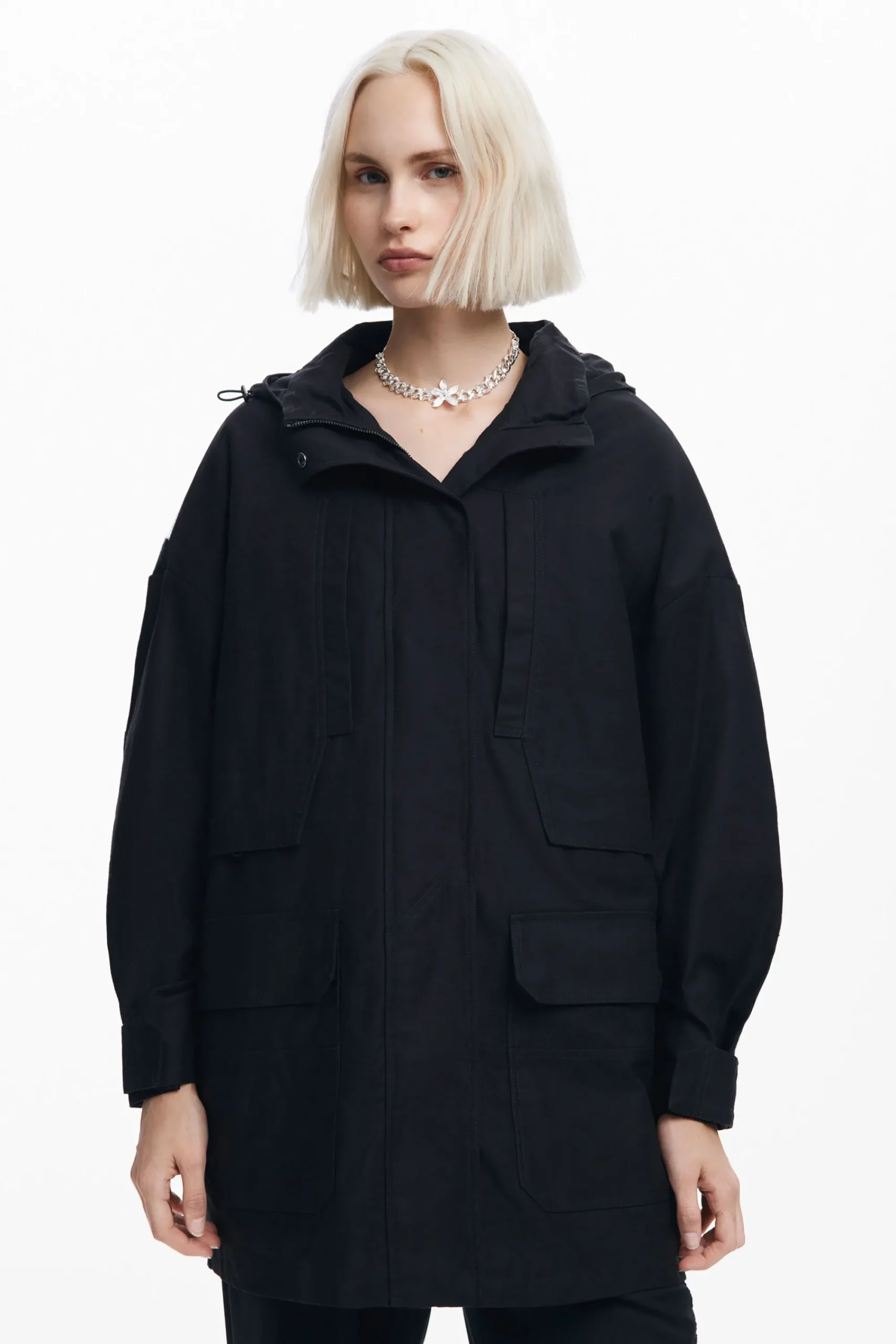 Casacões E Casacos<Desigual Parka forrada multibolsos