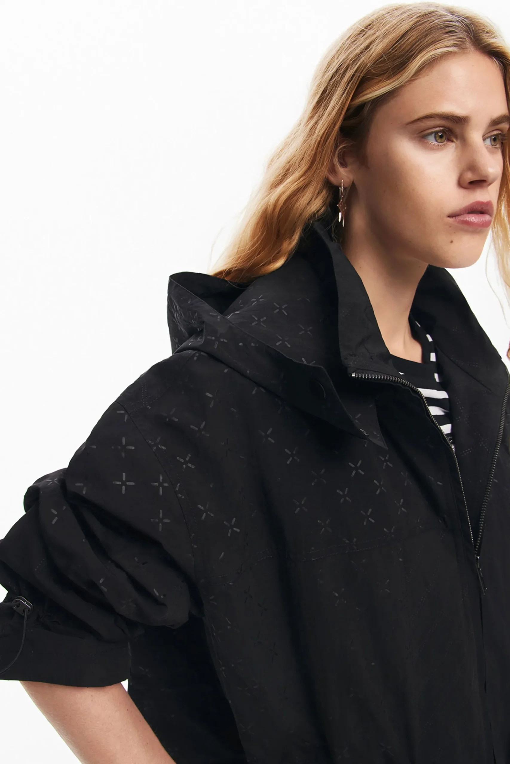 Casacões E Casacos<Desigual Parka impermeável com capuz