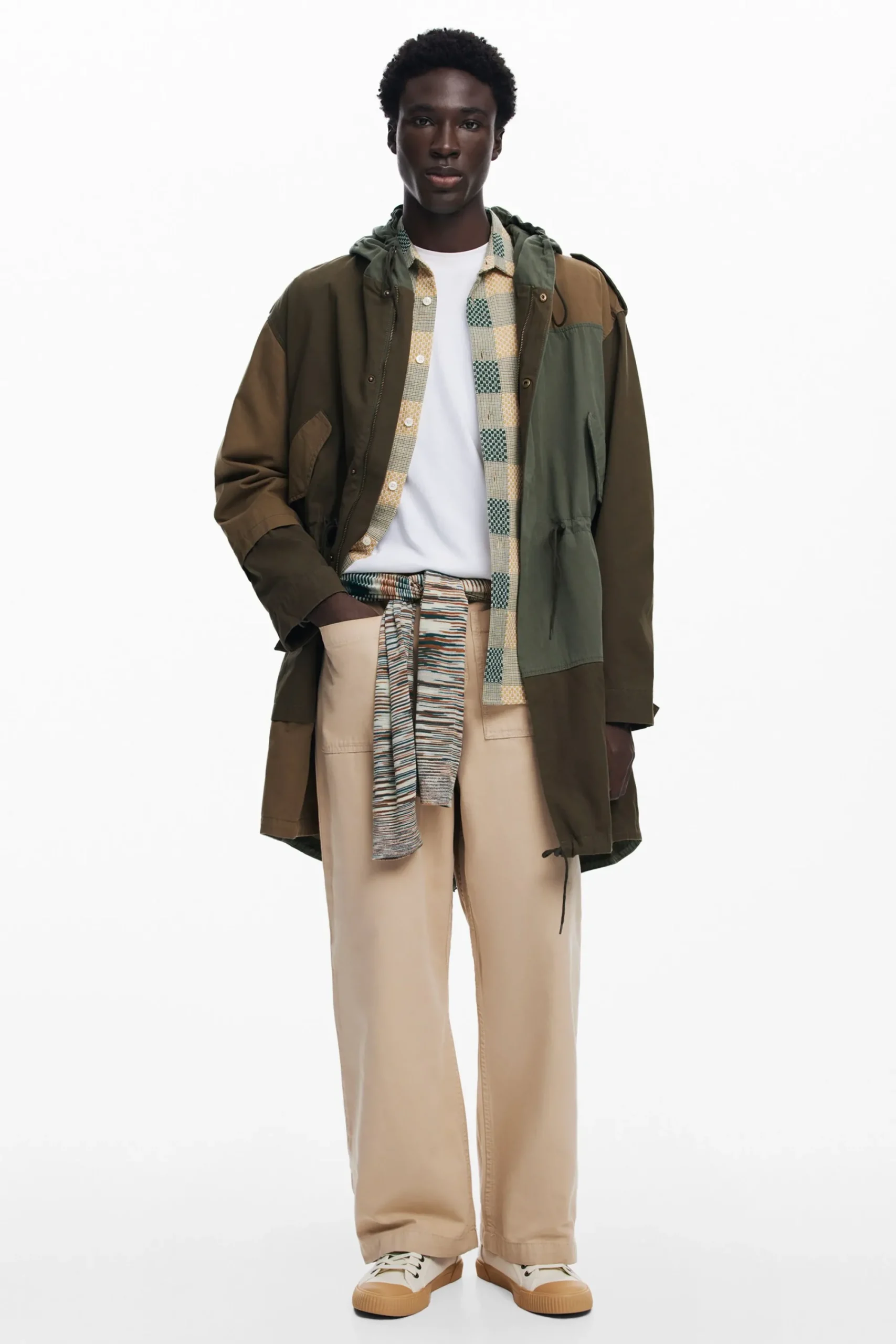 Casacões E Casacos<Desigual Parka multicolor
