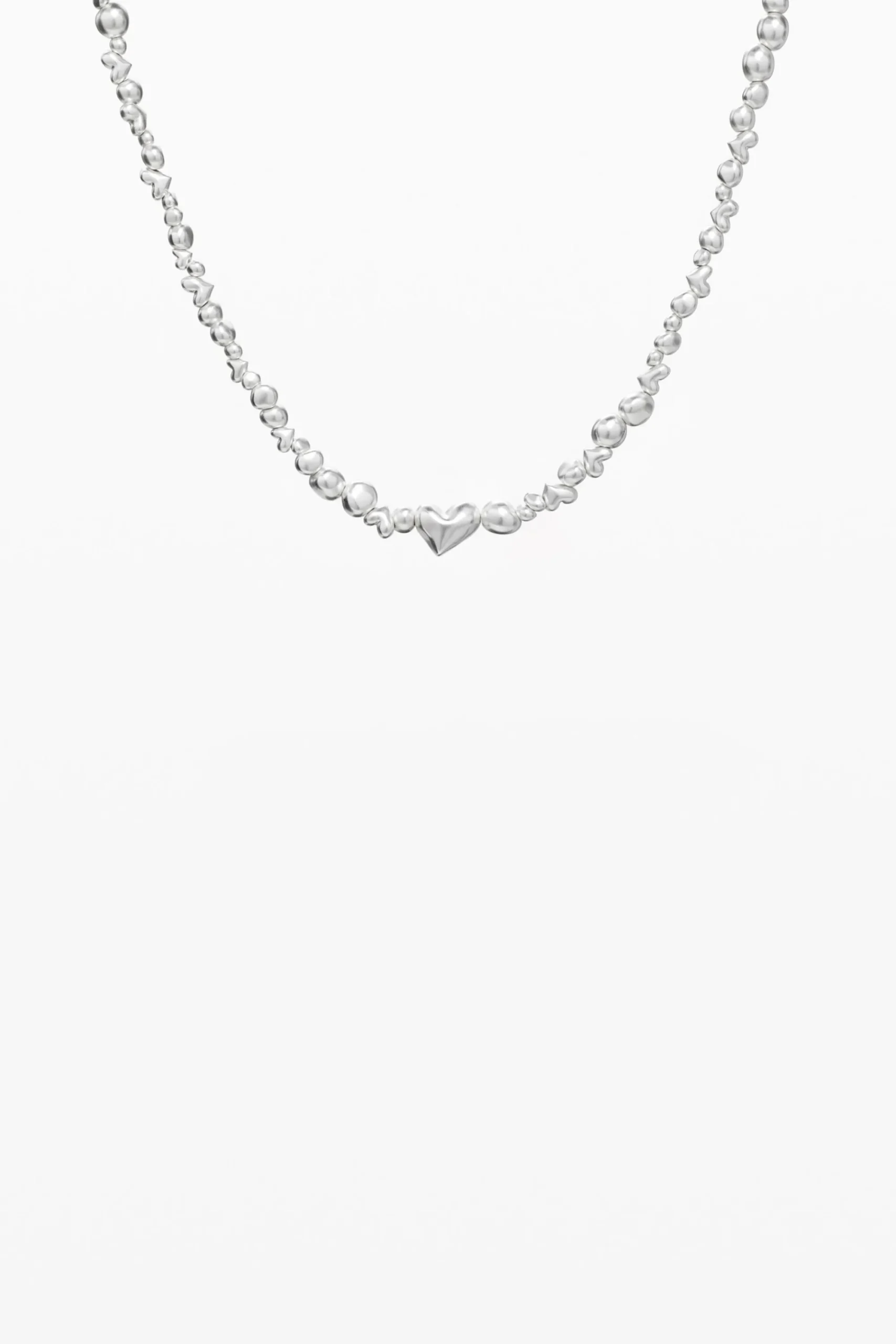 Joalharia<Desigual Pingente corações banho de prata Zalio