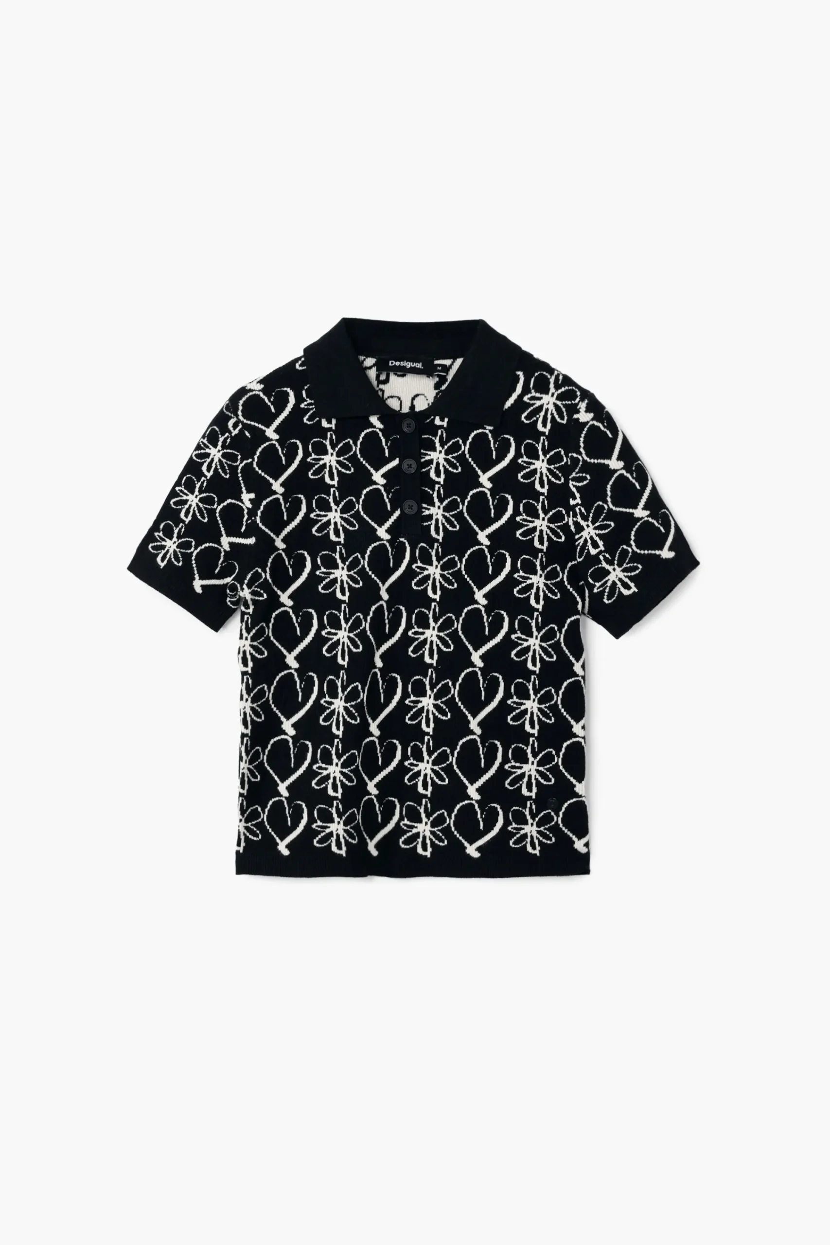 Camisas E Blusas|T-shirts<Desigual Polo de ponto M. Christian Lacroix