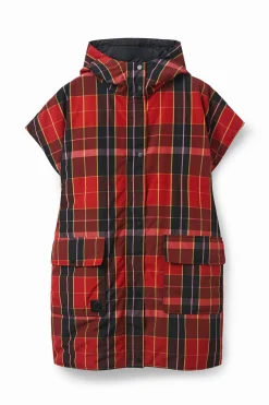 Écharpes E Cachecóis<Desigual Poncho colete tartã