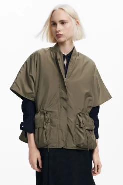 Écharpes E Cachecóis|Ponchos<Desigual Poncho de nylon ajustável