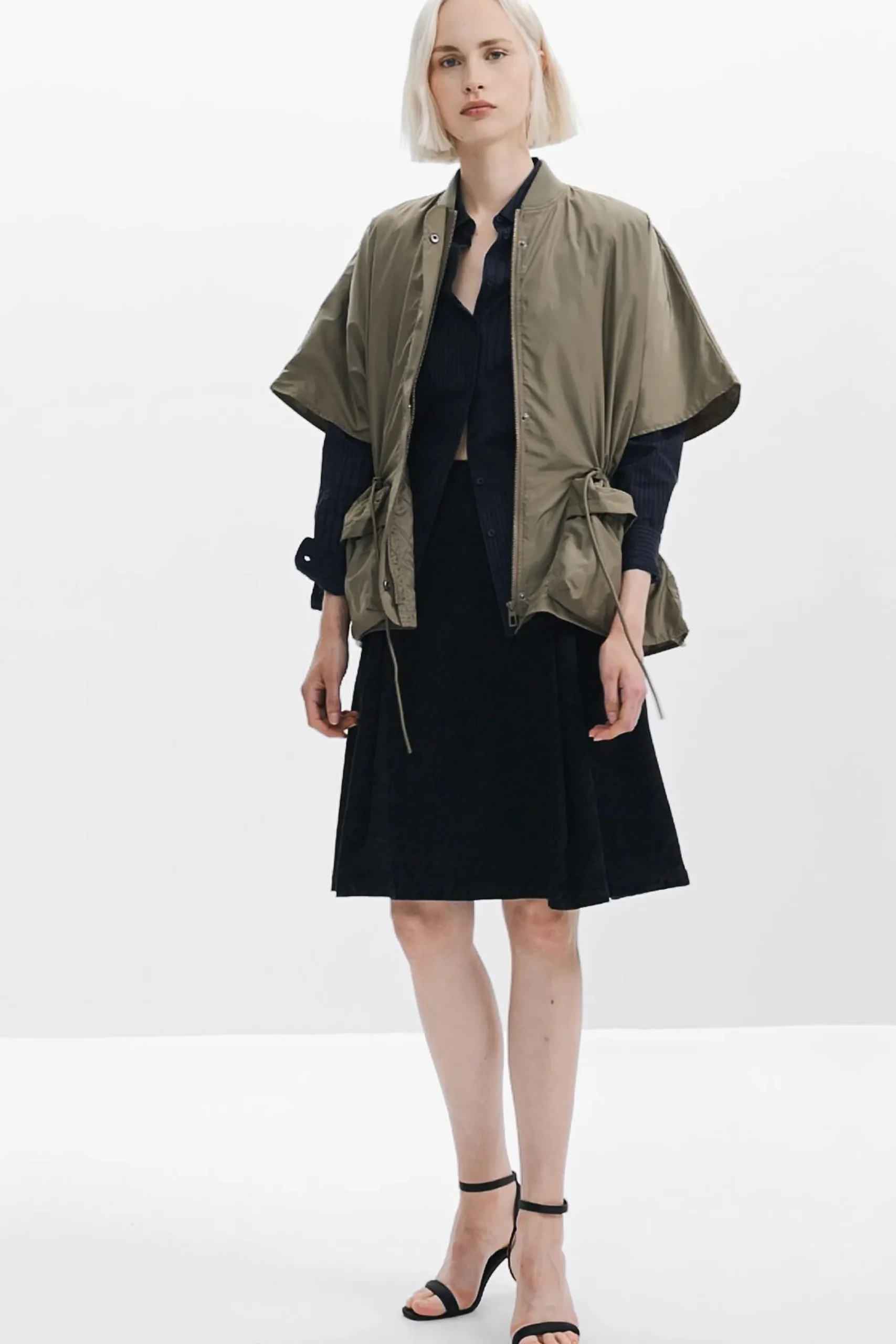 Écharpes E Cachecóis|Ponchos<Desigual Poncho de nylon ajustável