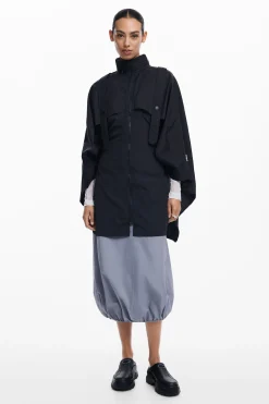 Écharpes E Cachecóis|Ponchos<Desigual Poncho de nylon com bolso