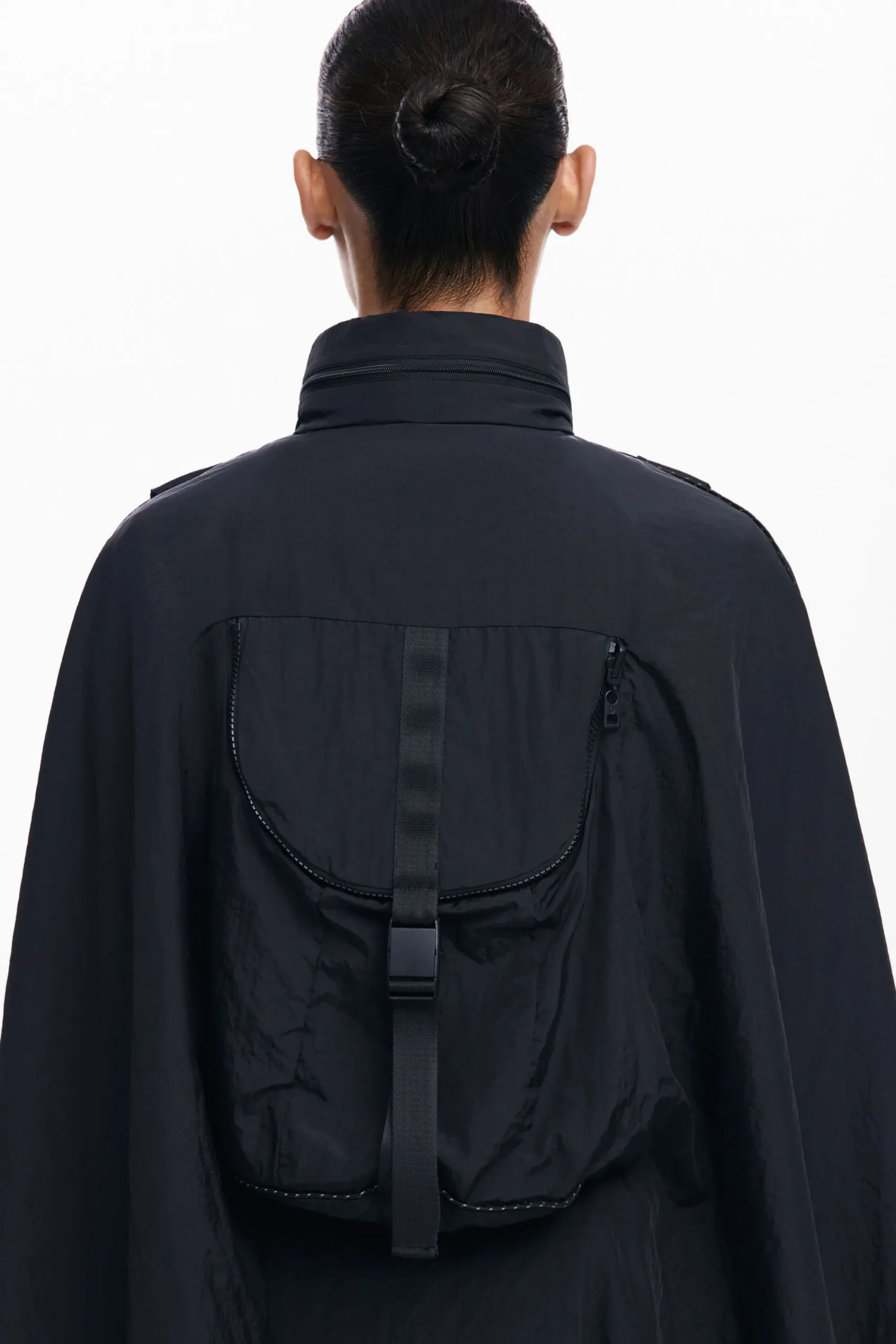 Écharpes E Cachecóis|Ponchos<Desigual Poncho de nylon com bolso