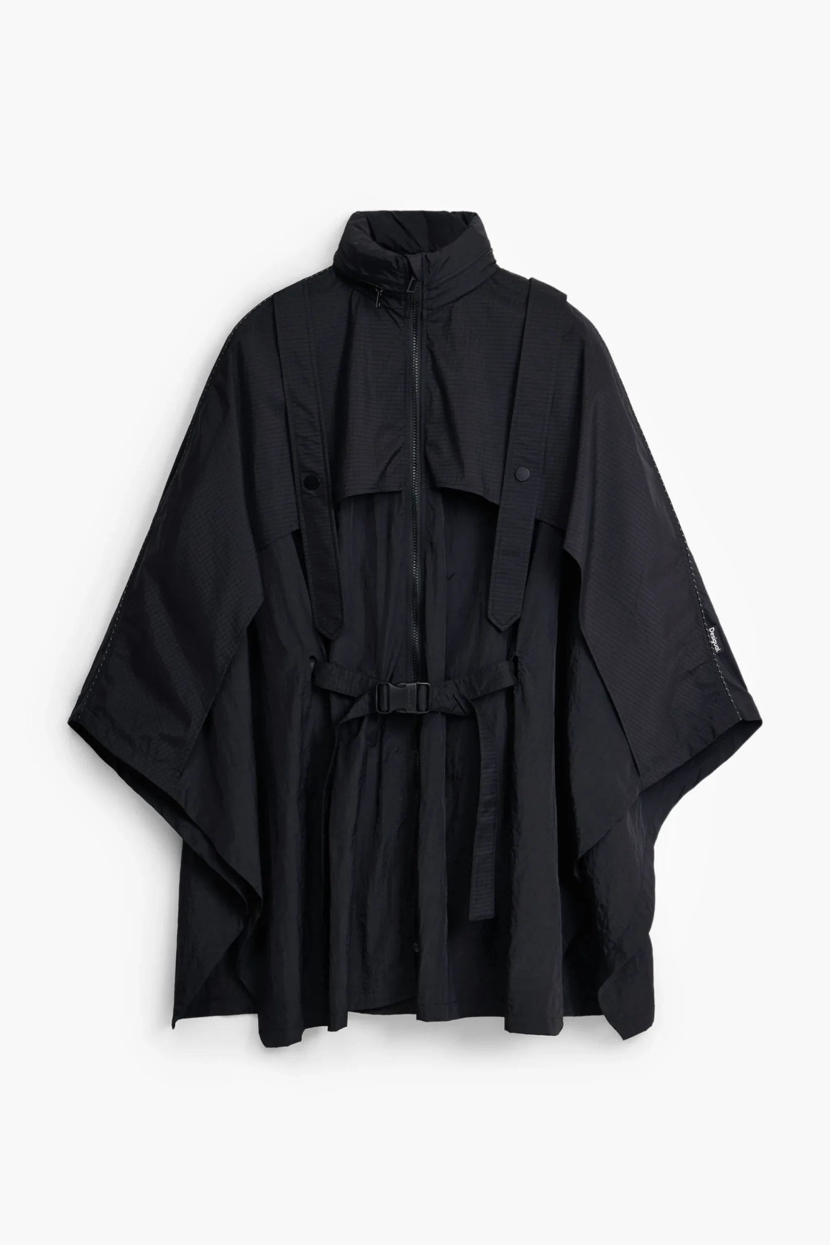Écharpes E Cachecóis|Ponchos<Desigual Poncho de nylon com bolso