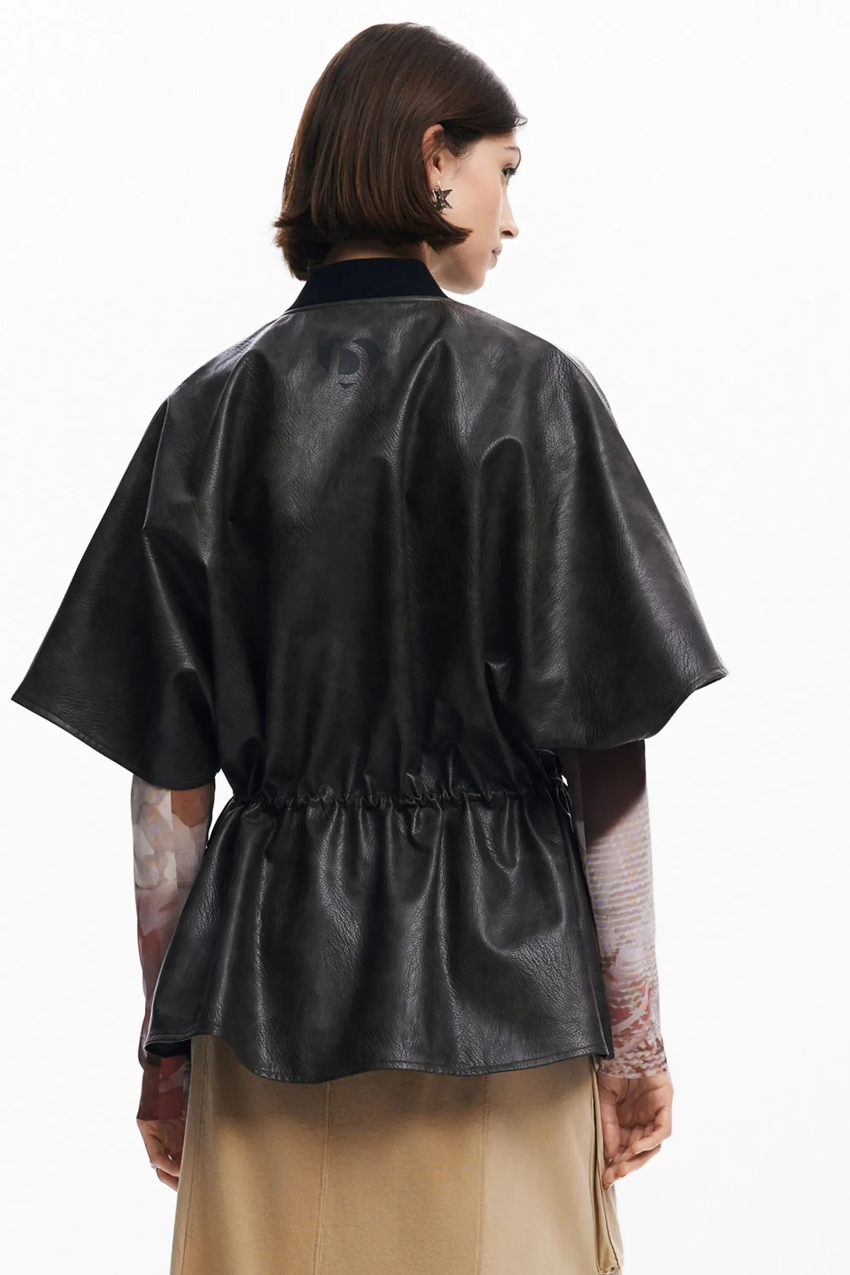 Écharpes E Cachecóis|Ponchos<Desigual Poncho efeito pele