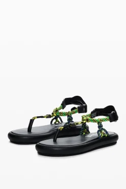 Sapatos<Desigual Sandálias planas de corda