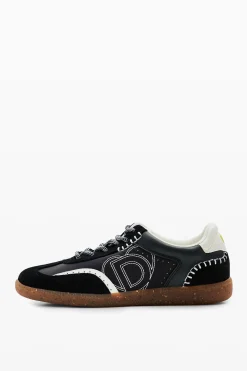 Sapatos<Desigual Sapatilhas retro camurça