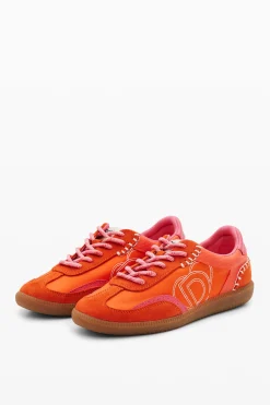 Sapatos<Desigual Sapatilhas retro camurça
