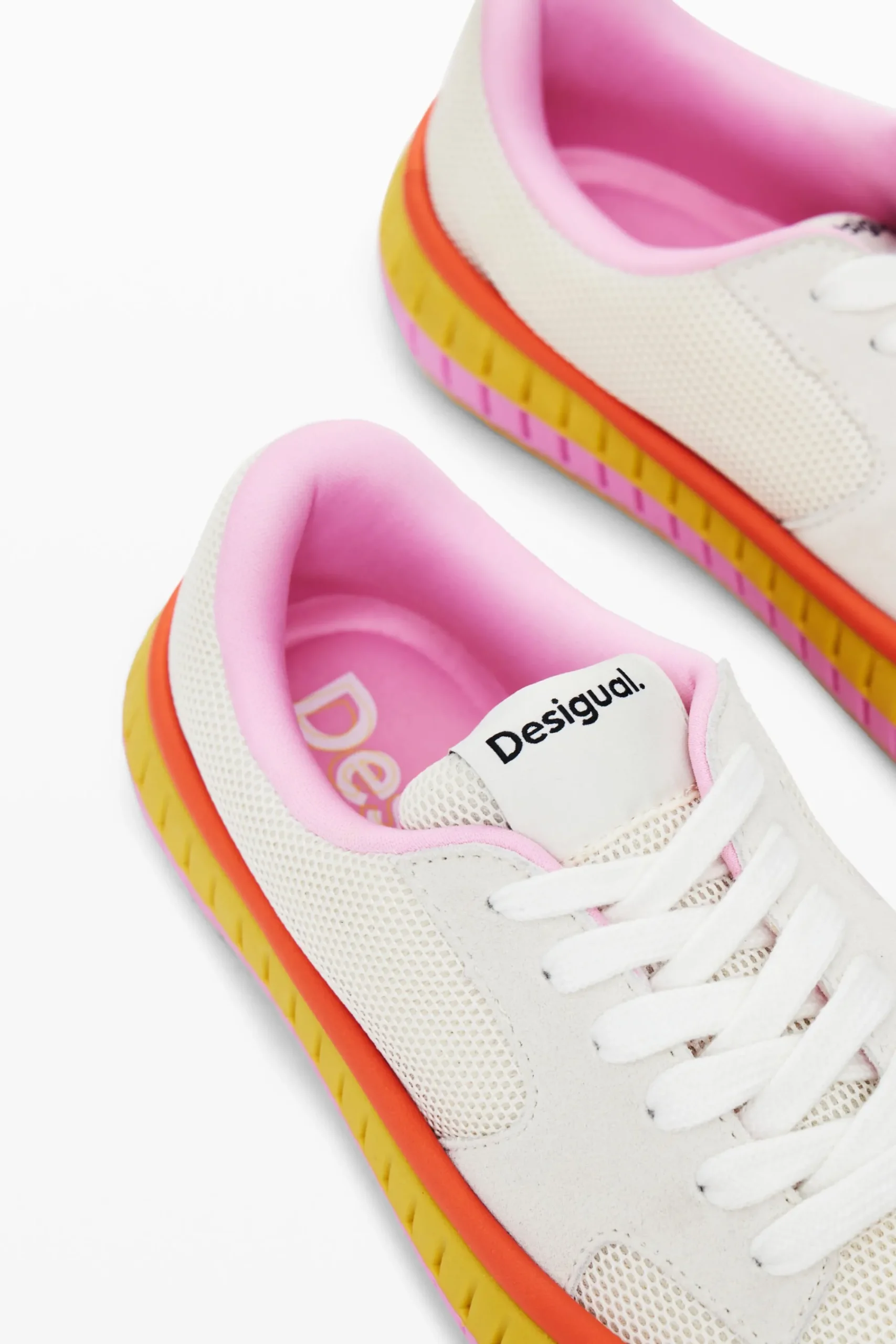 Sapatos<Desigual Sola de tê nis multicolorida