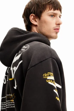 Malhas E Sweatshirts<Desigual Sudadera com capuz urbana
