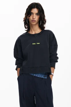 Moletons|Malha<Desigual Sudadera com efeito lavado