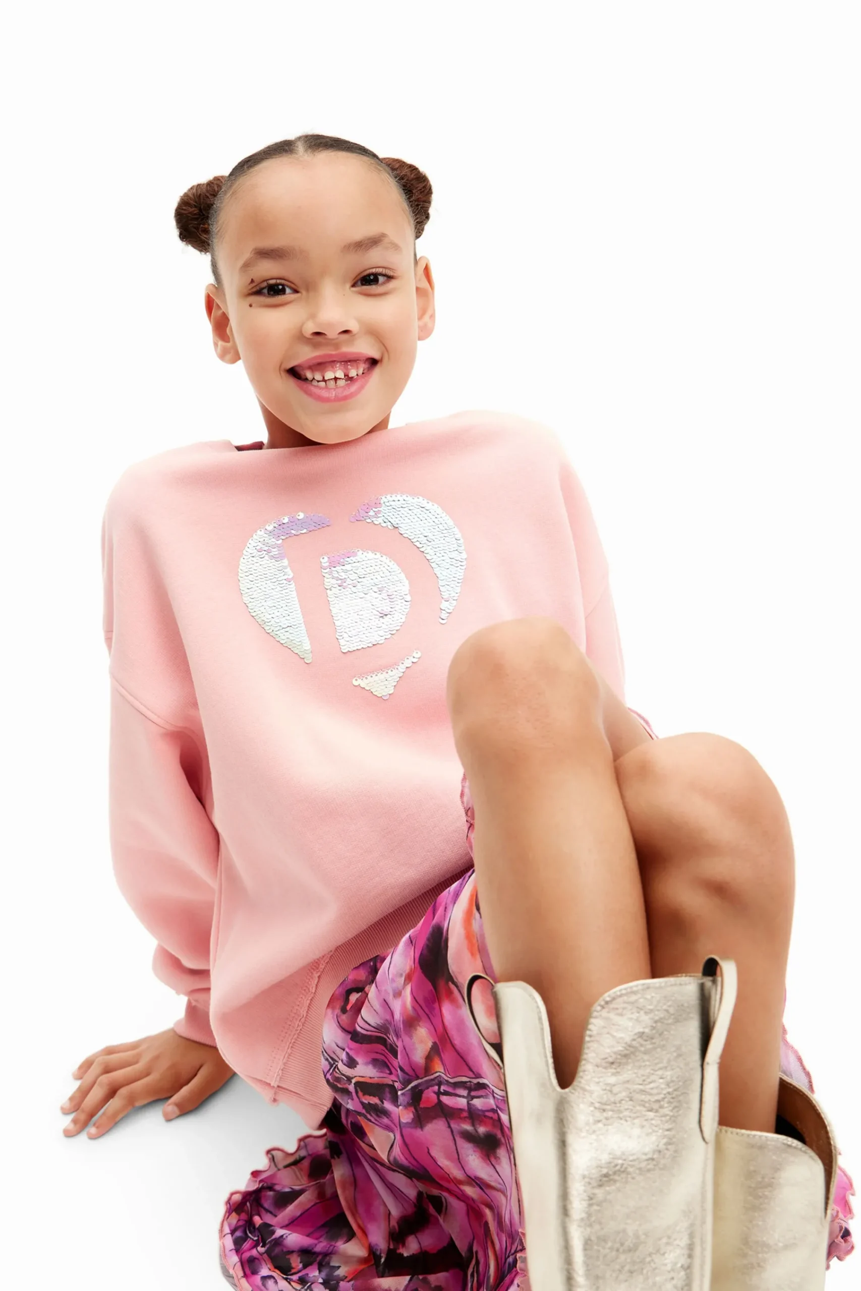 Malhas E Sweatshirts<Desigual Sudadera coração